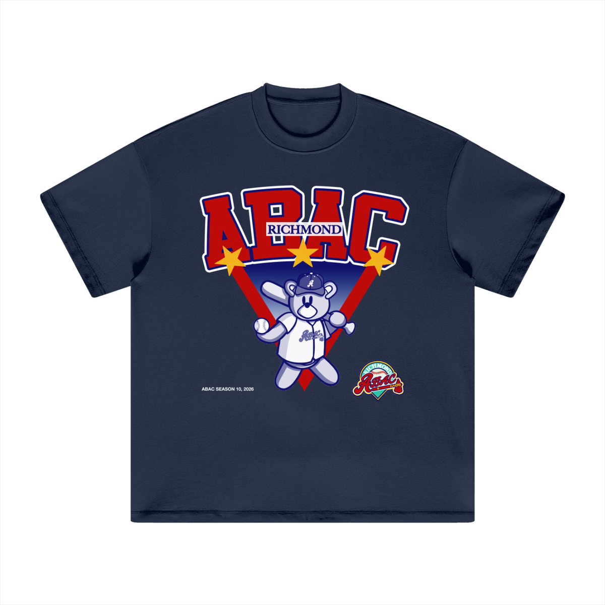 Mack Baseball Tee - Navy