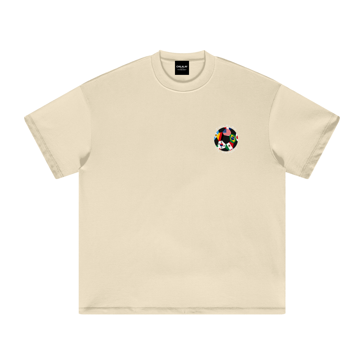 Chilalay Soccer Ball T-Shirt - Sand