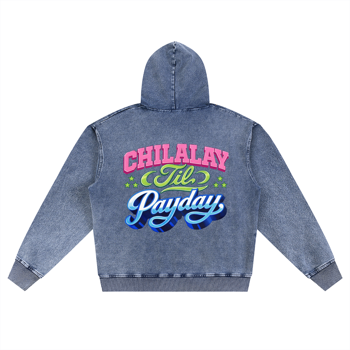 Retro Hoodie - Blue