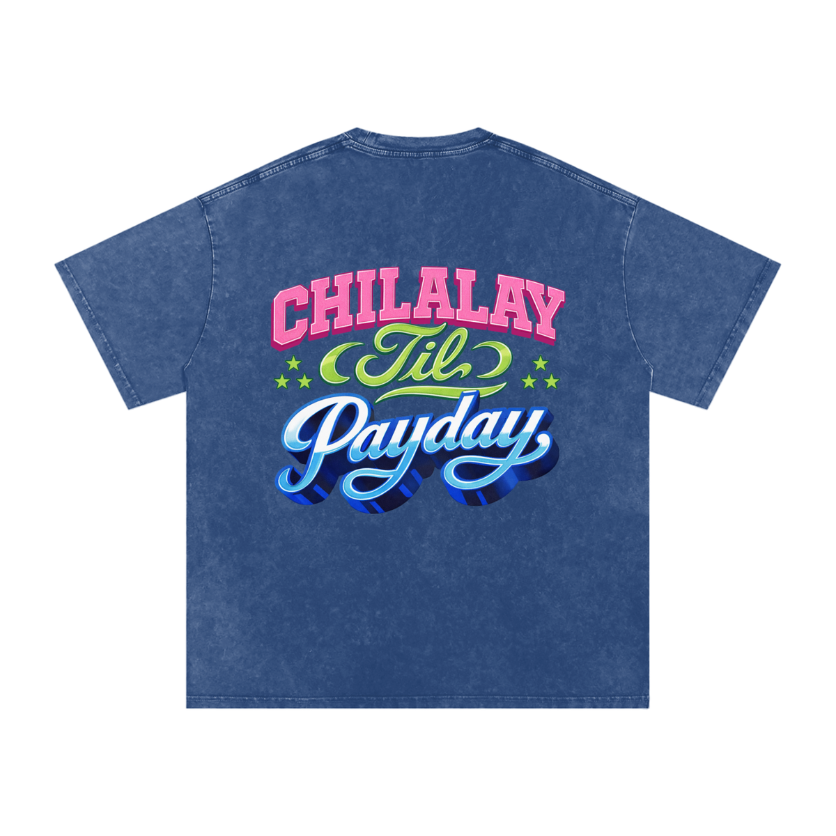 Retro Tee - Blue