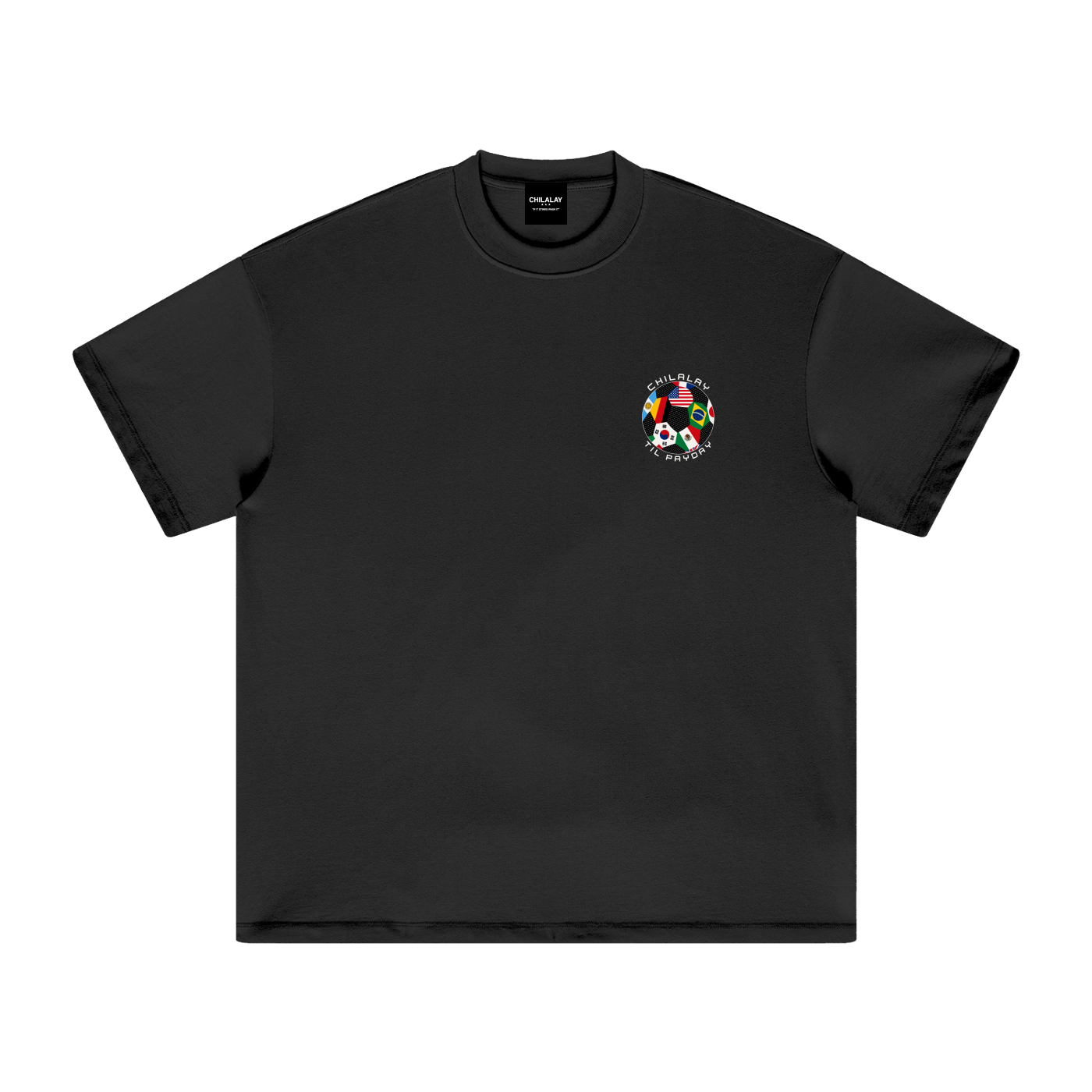 Chilalay Soccer Ball T-Shirt - Black