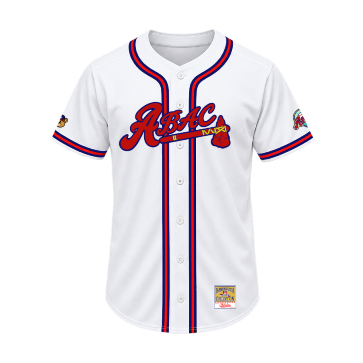 ABAC Braves Baseball Jersey - White