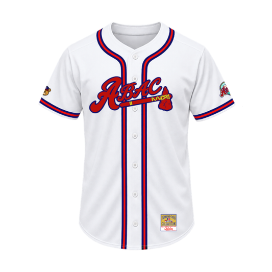 ABAC Braves Baseball Jersey - White